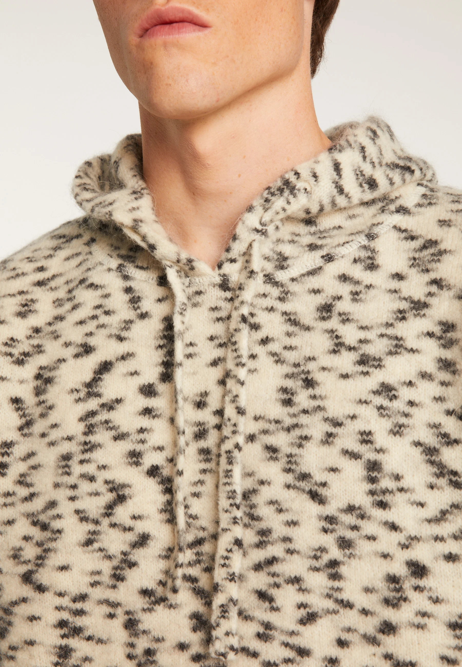 TÉLIOAH24 - Hoodie en mohair | Blanc
