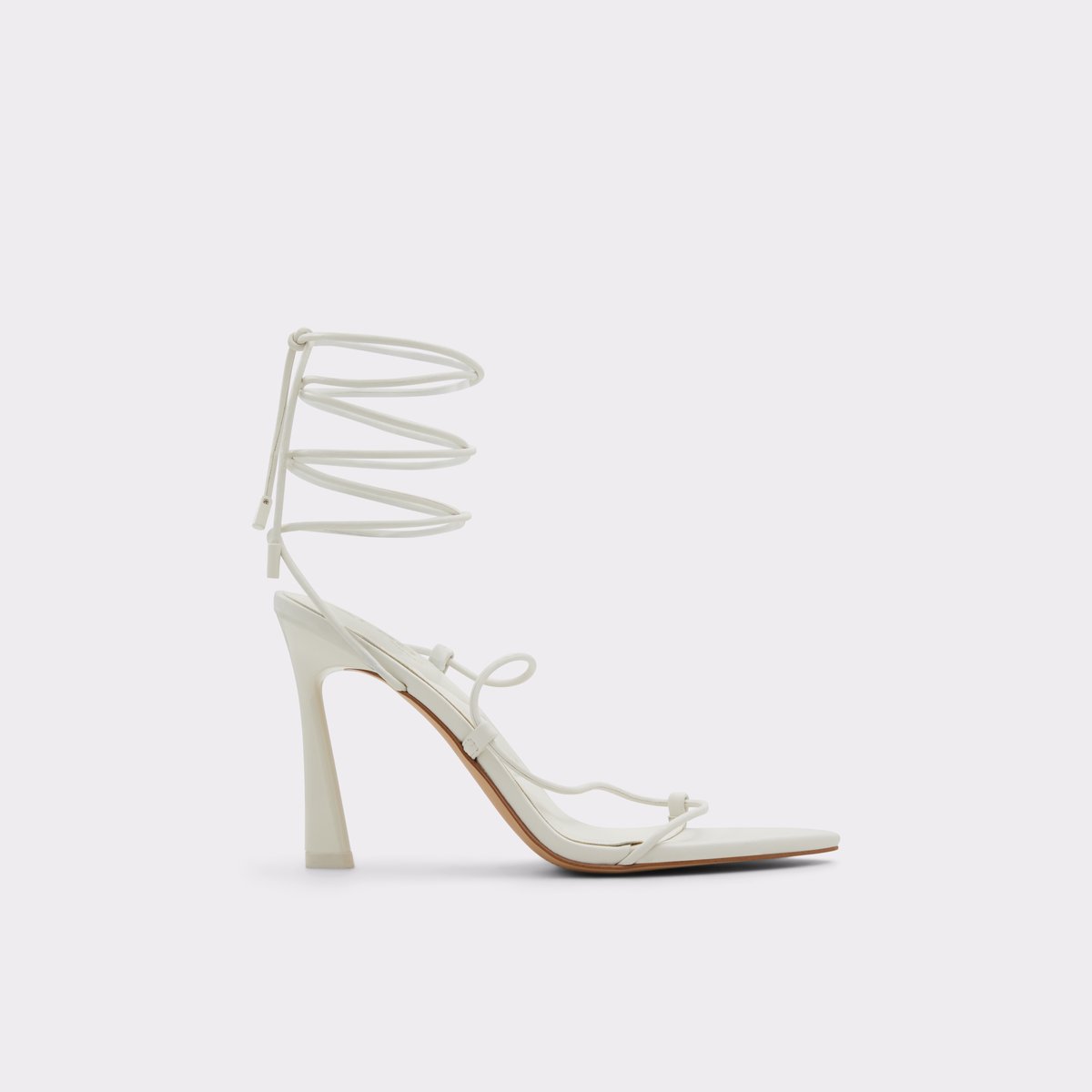 Melodic White-Bone Women Strappy Sandals