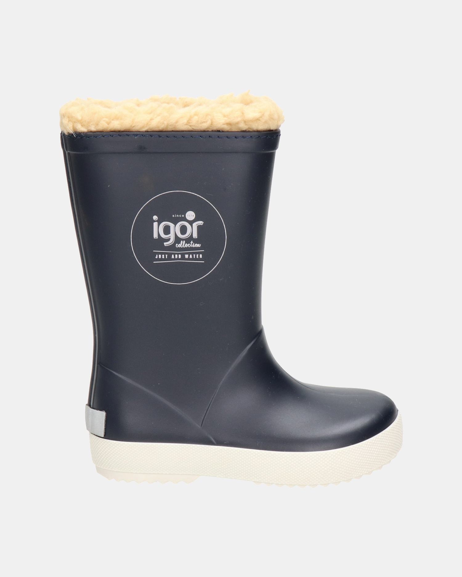 Igor Splash Nautico Borreguito Regenlaarzen  - blauw