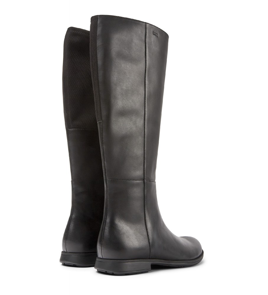Botas de couro preto Camper