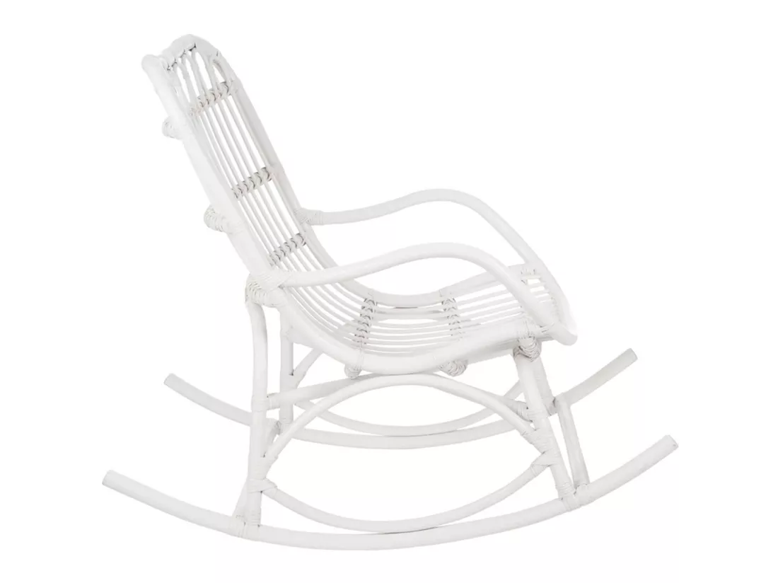 Fauteuil à bascule Manchester en Rotin