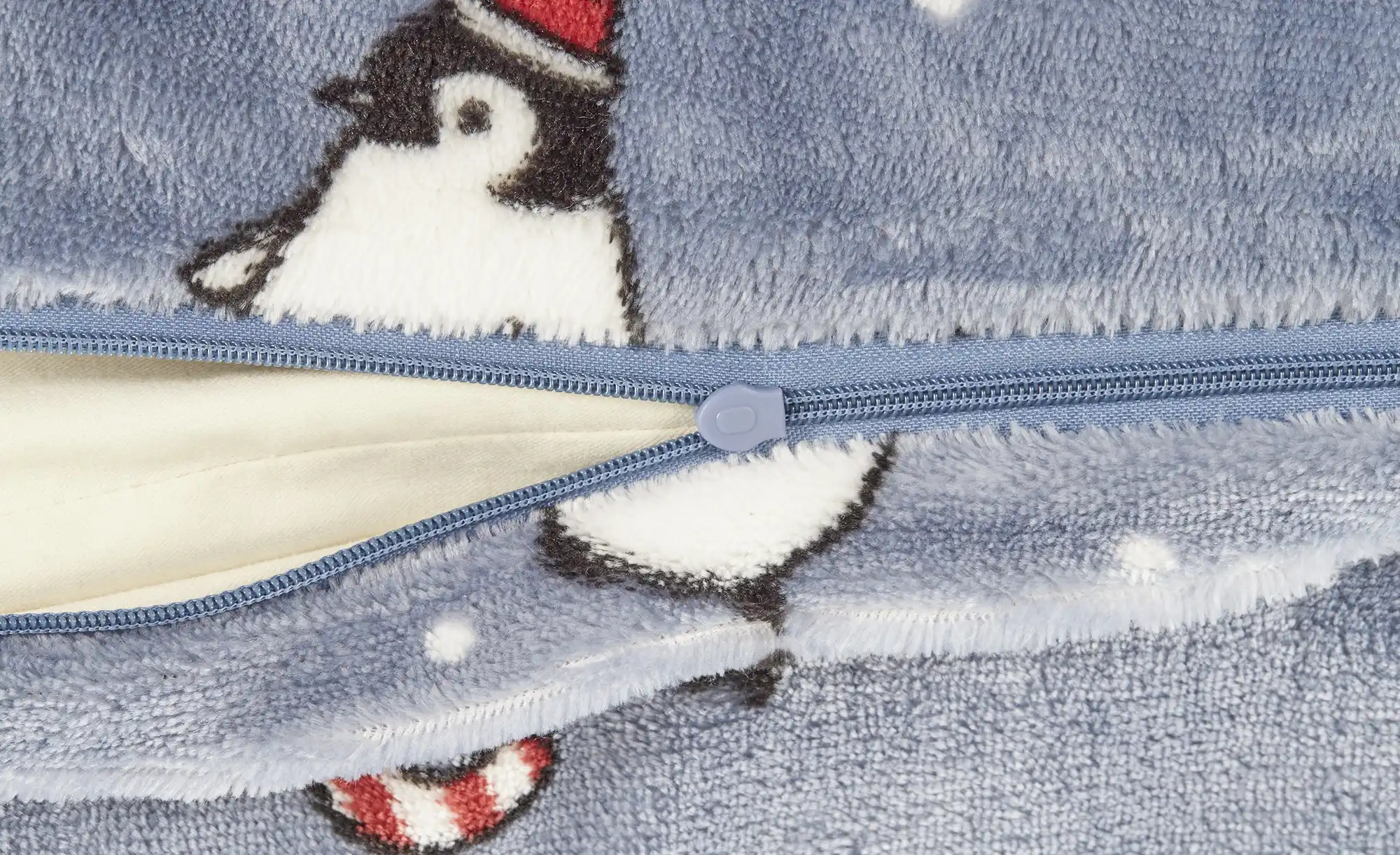 levelone Flanell-Fleece Bettwäsche Pinguine
