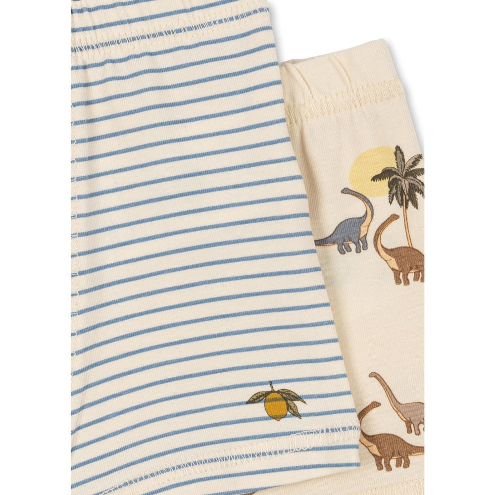 Køb Konges Sløjd Kubi/Stripe Bluie Basic 2 Pak Boy Underbukser GOTS