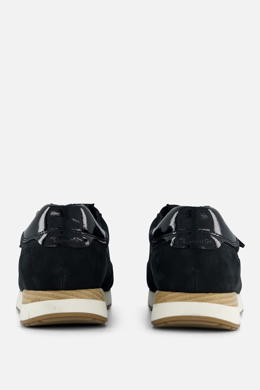 Tamaris Comfort Sneakers blauw Suede