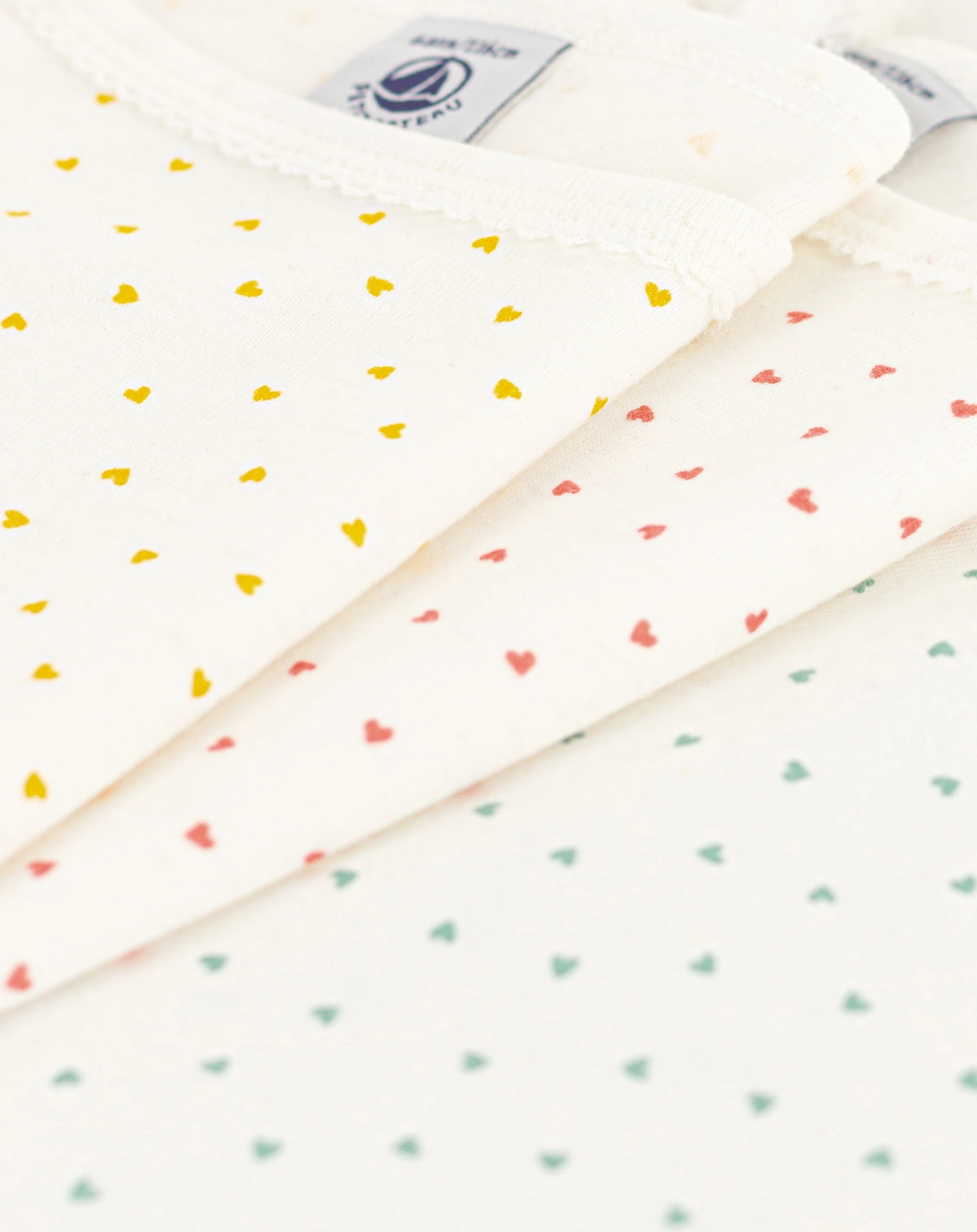 Unterhemd COEUR DE BEURRE 3er Pack in marshmallow