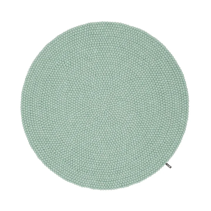 myfelt - Fine Filzkugelteppich, Ø 140 cm, türkis