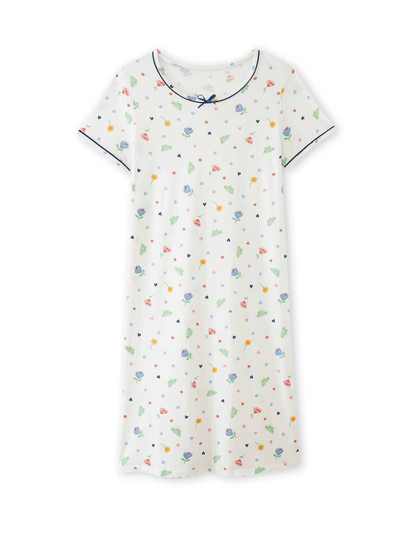 Lot de 2 chemises de nuit courtes
