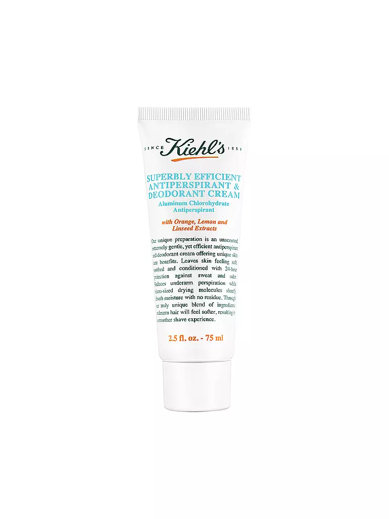 KIEHL'S Superbly Efficient Anti-Perspirant and Deodorant 75g keine Farbe