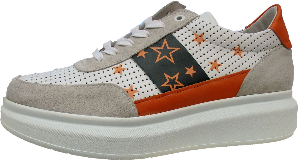 Felmini Sneaker Serra weiss/orange