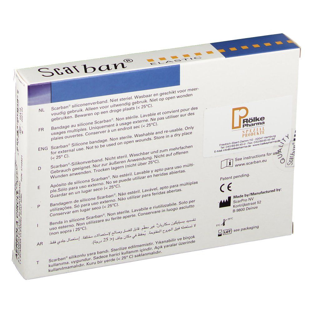 Scarban® Elastic Silikonverband Aereola Circle