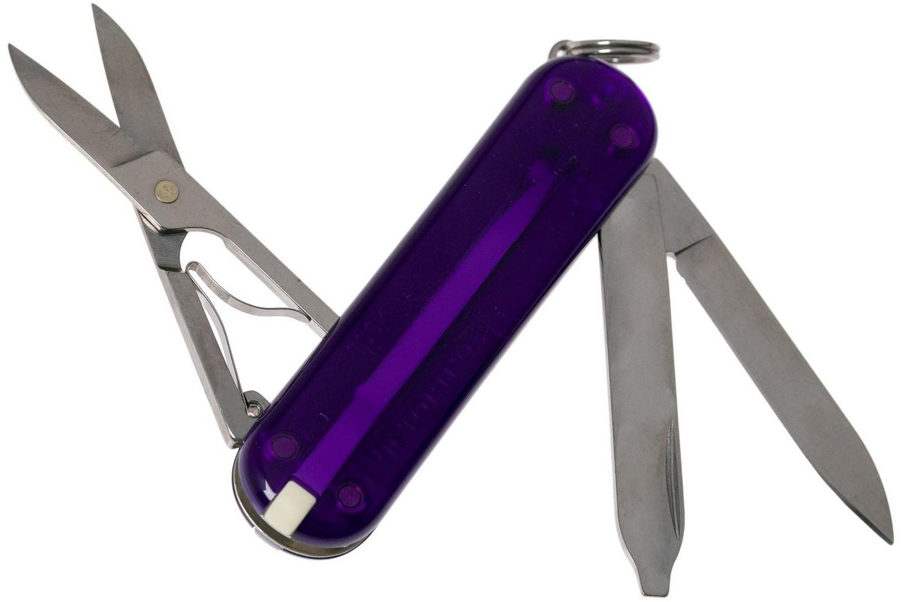 Victorinox Classic SD Translucent Colors, Persian Indigo 0.6223.T29G Zwitsers zakmes