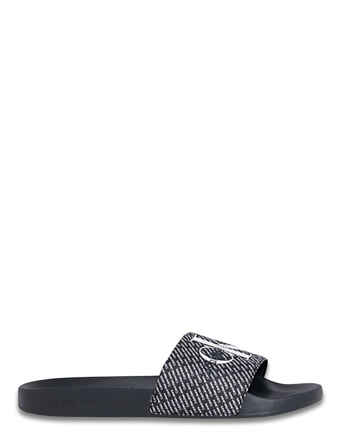 calvin klein Claquettes homme slide aop black