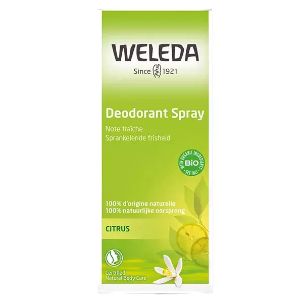 Desodorante orgânico Weleda Citrus 24h 100ml