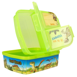Dino World broodtrommel XL NEON