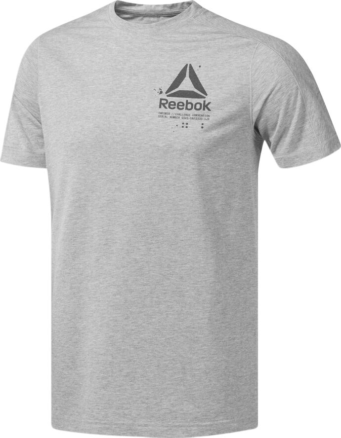 Reebok Speedwick Graphic Tee Grå