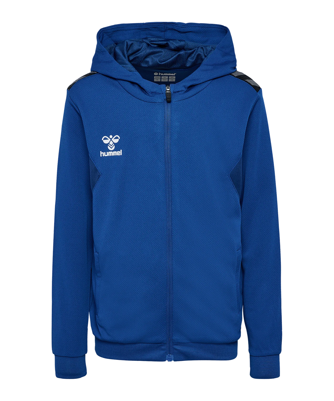 Hummel hmlAUTHENTIC PL Kapuzenjacke Kids Blau F7045