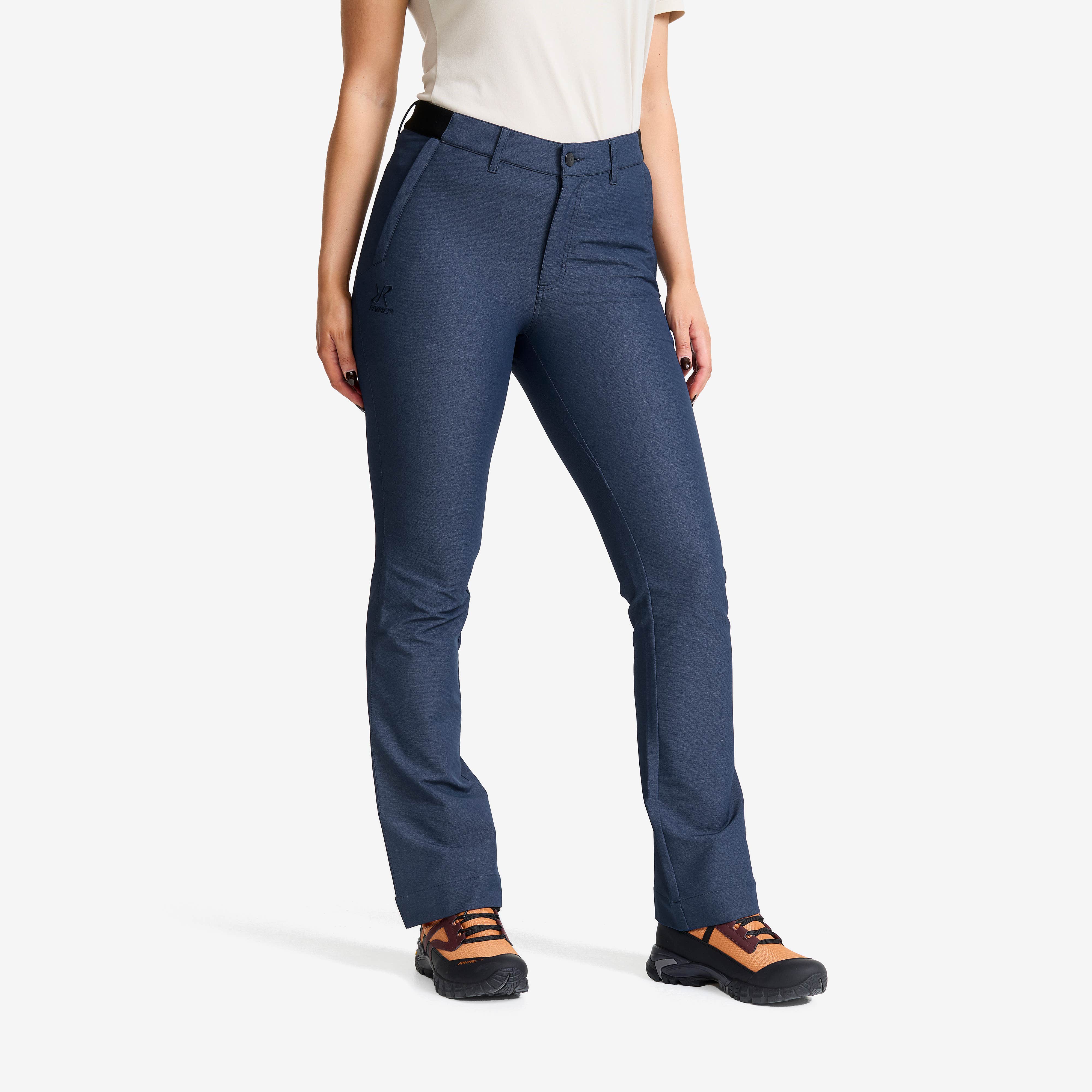 Journey High-waist Pants Dame Dark Blue Melange