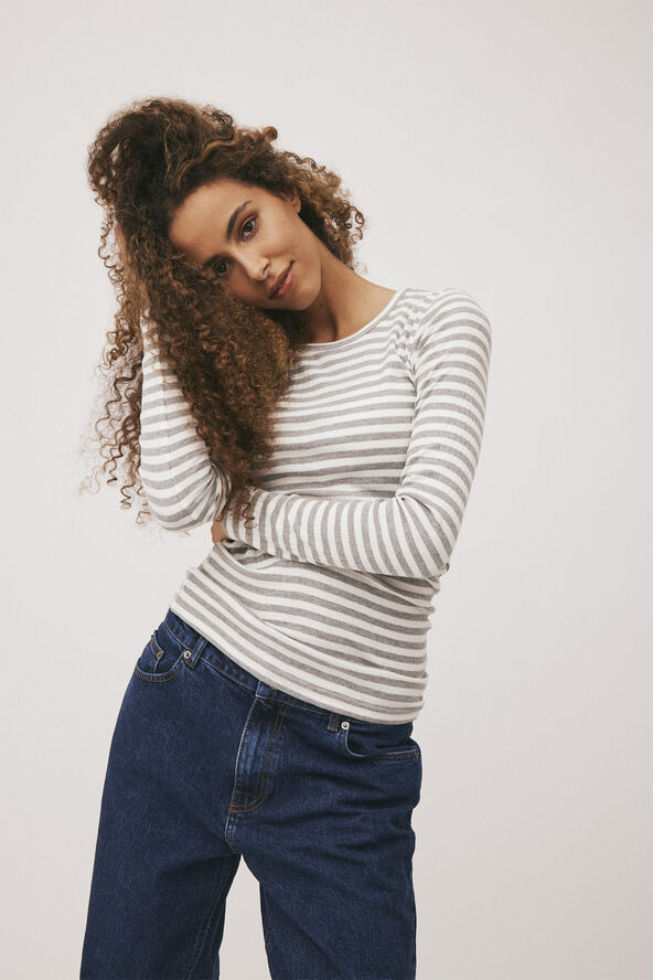 Magasin du Nord Collection Milla 1G Light grey mel / star white stripe