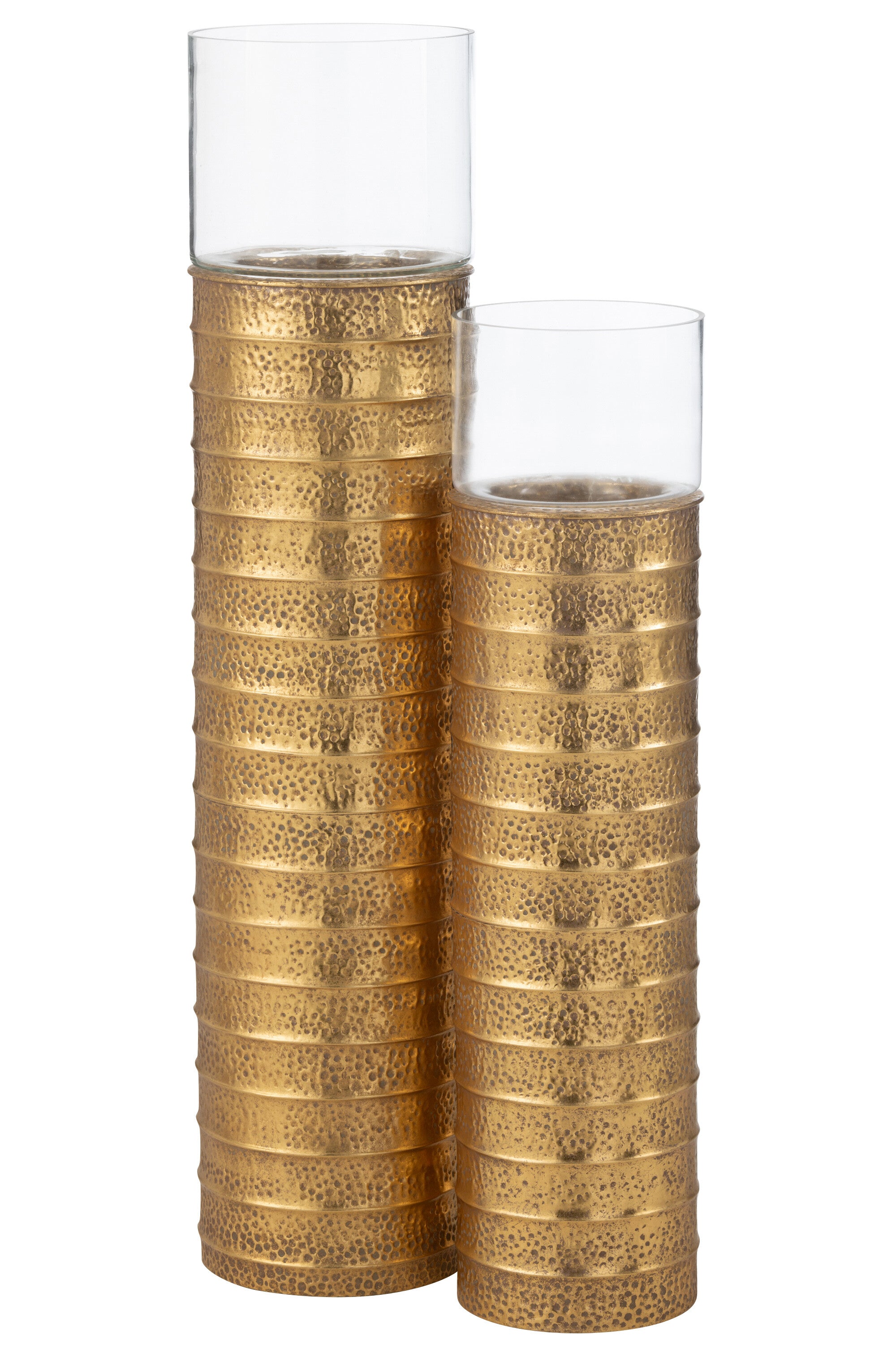 J-Line decoratie Aap Fiets - polyresin - goud - large
