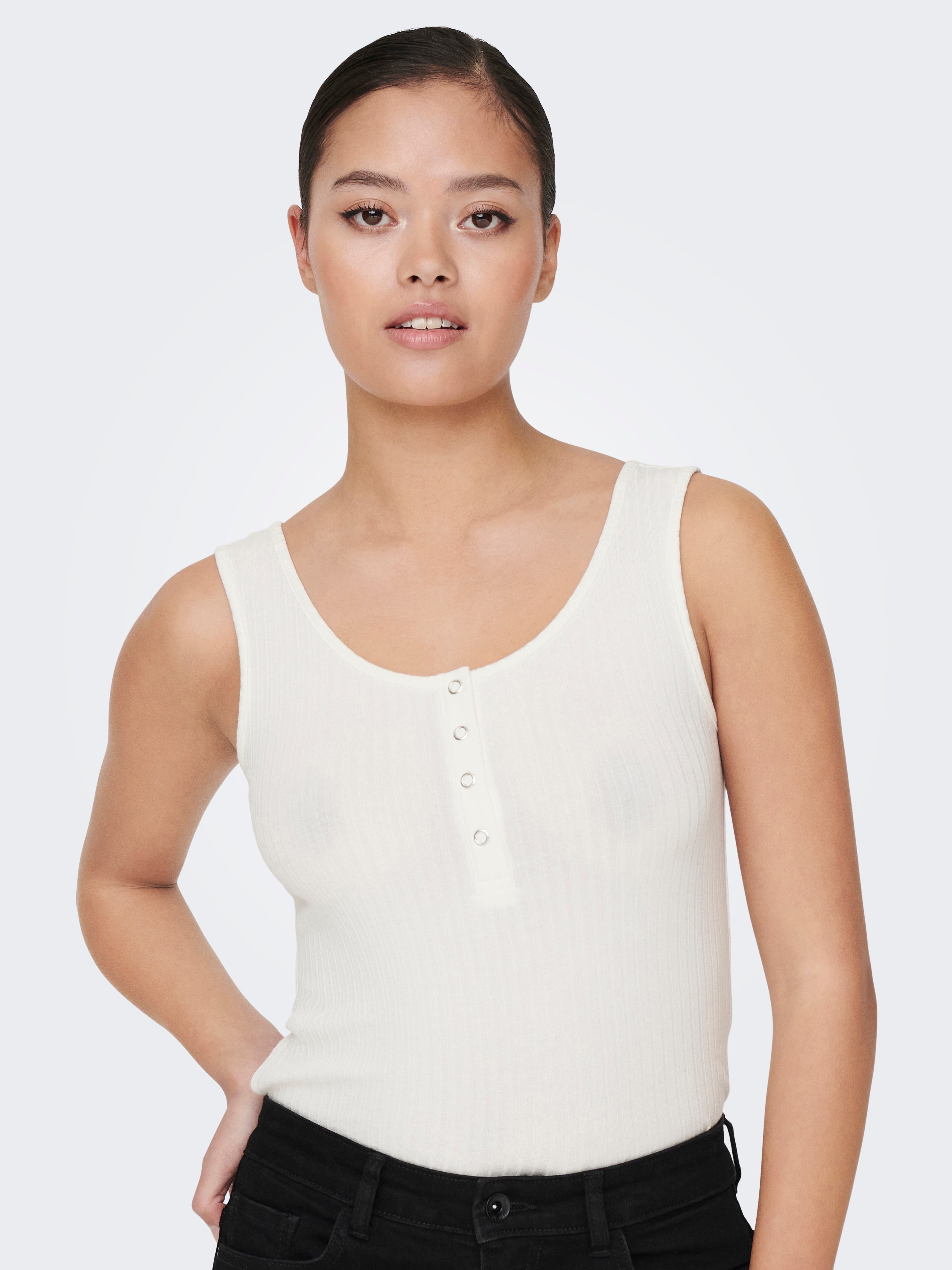 JDYFRANSISKA Tanktop Cloud Dancer