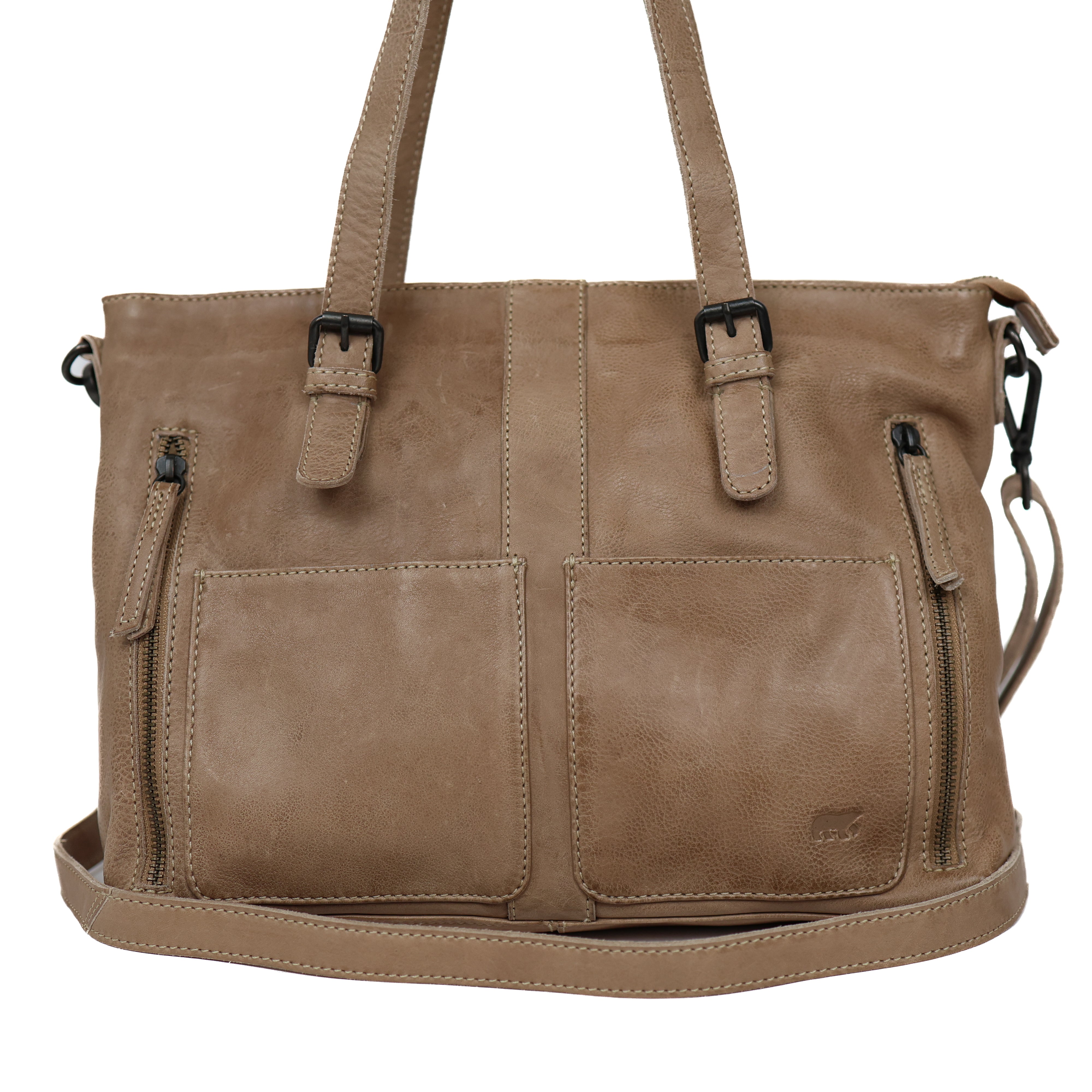 Hand-/schoudertas 'Fleur' beige Beige