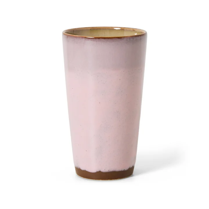 HKliving - 70's Latte Macchiato Becher, 280 ml, veil