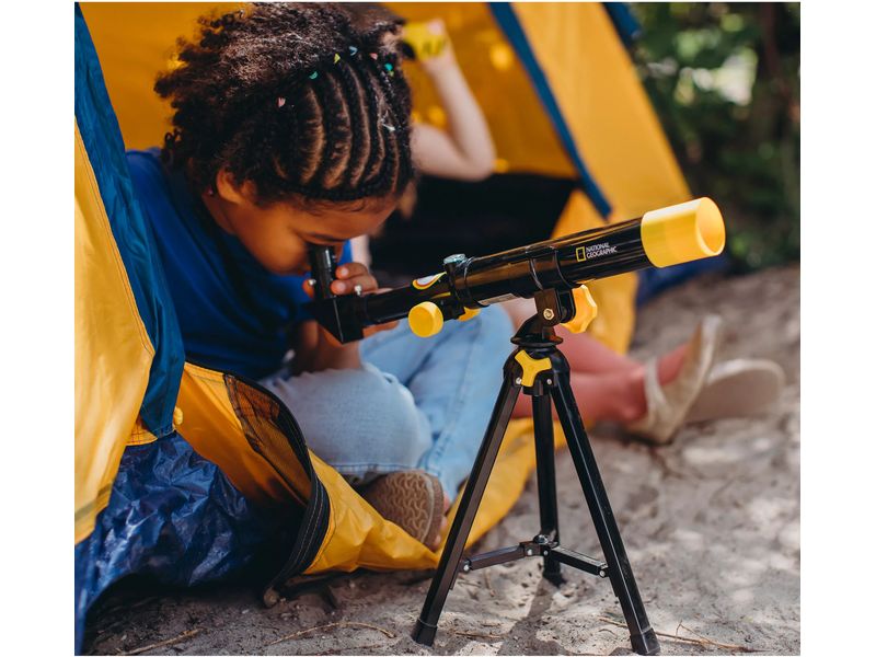 National Geographic Tisch-Teleskop 40/400 Kompaktes, leicht zu bedienendes Kinderteleskop