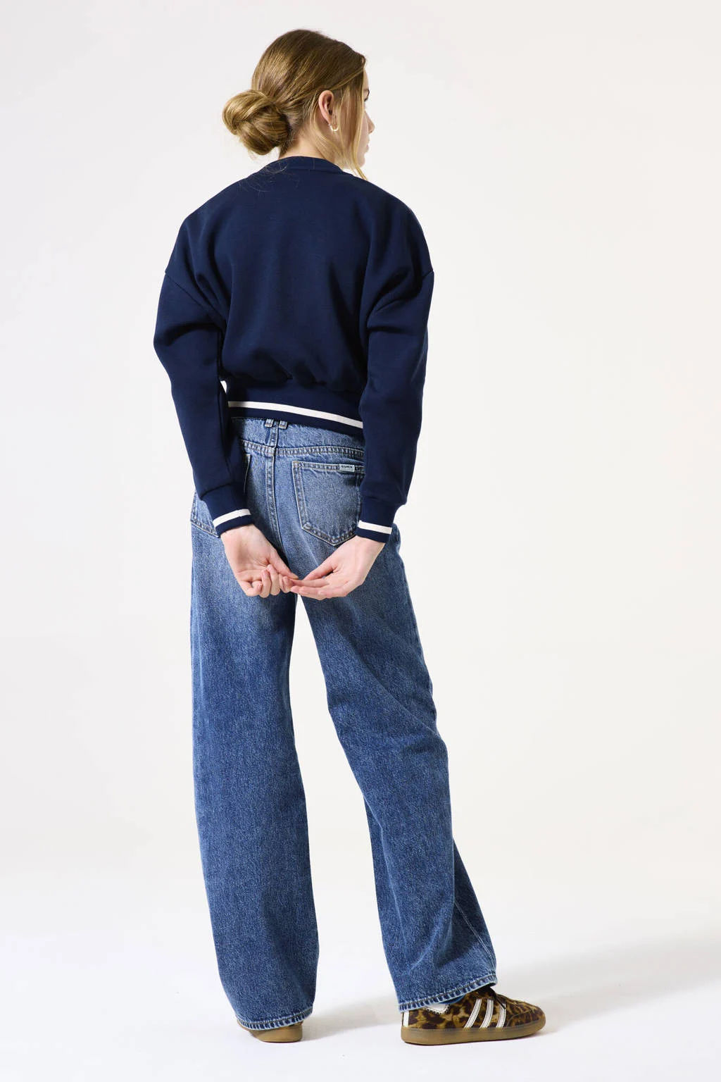 Garcia bomber vest donkerblauw