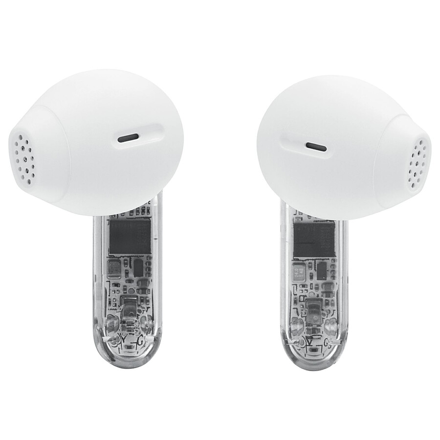 JBL Tune Flex 2 Ghost Edition Blanc