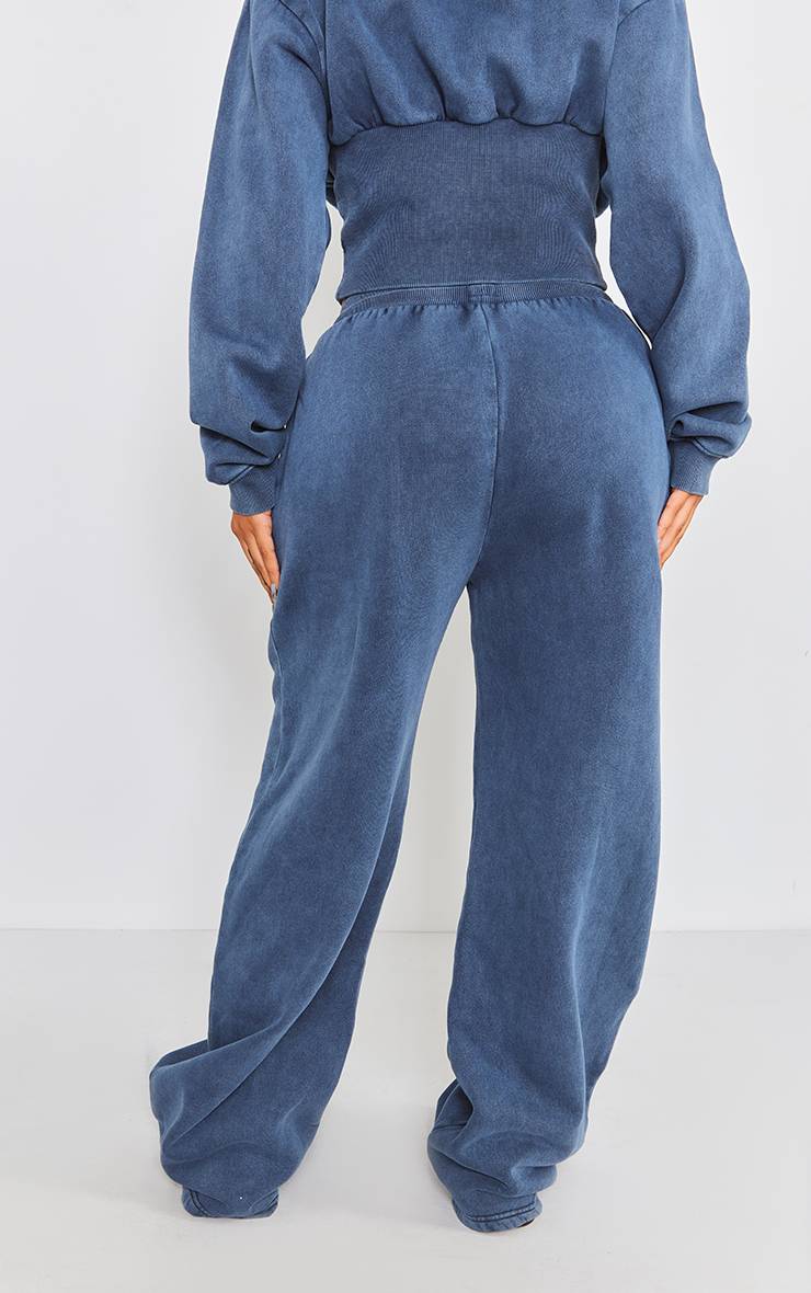 Bleu Jogging Large À Détails De Coutures En Molleton Shape