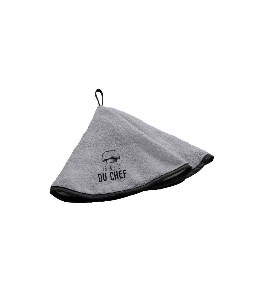 Essuie Main en Éponge Toque 60cm Gris