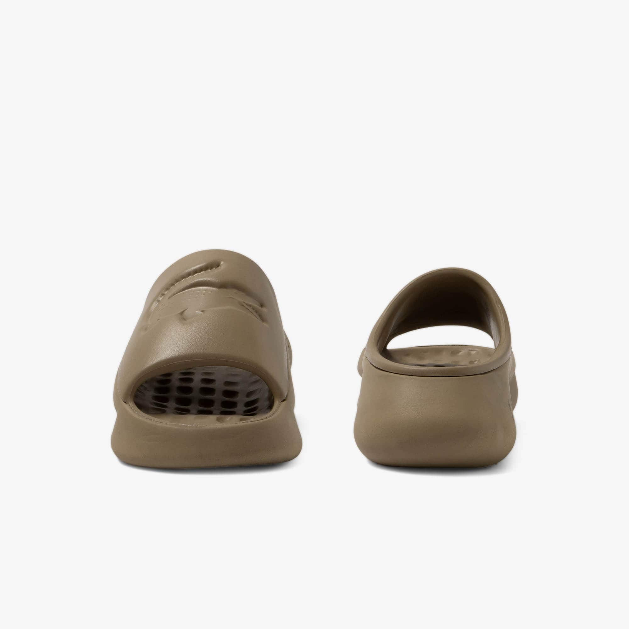Claquettes Serve Slide 3.0 femme Claquettes & Sandales - Marron - Lacoste - Femme