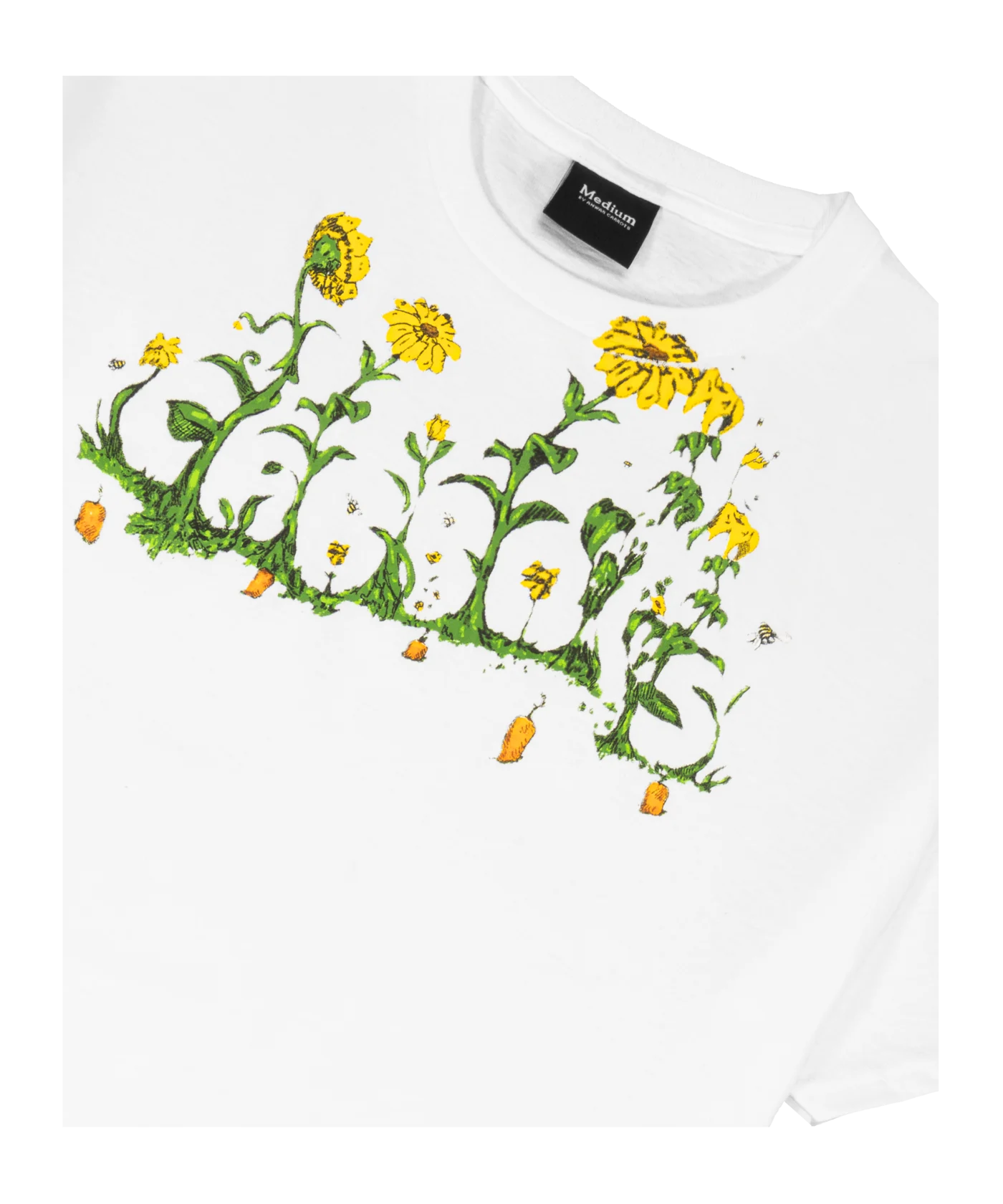 Carrots Blooming T-Shirt Weiss