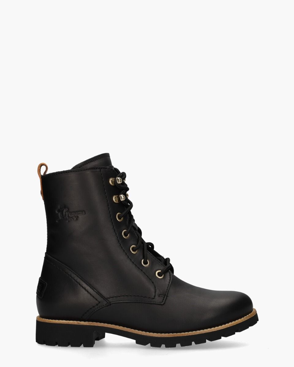 Panama Jack Fara Igloo Travelling B1 Zwart Dames Veterboots