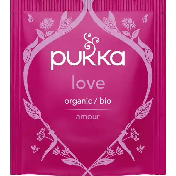 Bio-Kräutertee Love, mit Rose, Kamille und Lavendel
