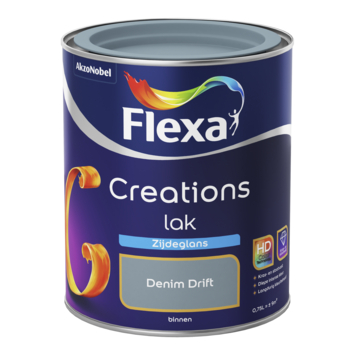 Flexa Creations binnenlak zijdeglans denim drift 750 ml