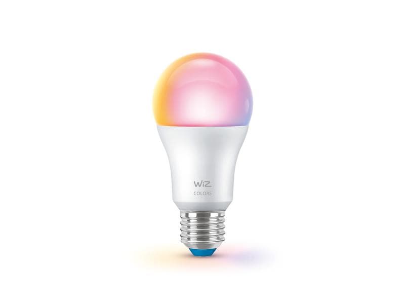 WiZ Leuchtmittel 8W (60W) E27 A60 RGB FR Einzelpack Smartes Leuchtmittel, steuerbar über Bluetooth, Matter, WLAN
