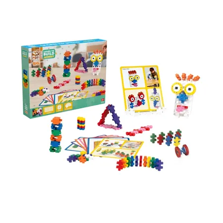 Plus-Plus Kreativ Bausteine BIG Aktivitäten Set Learn to Build, 130 Teile