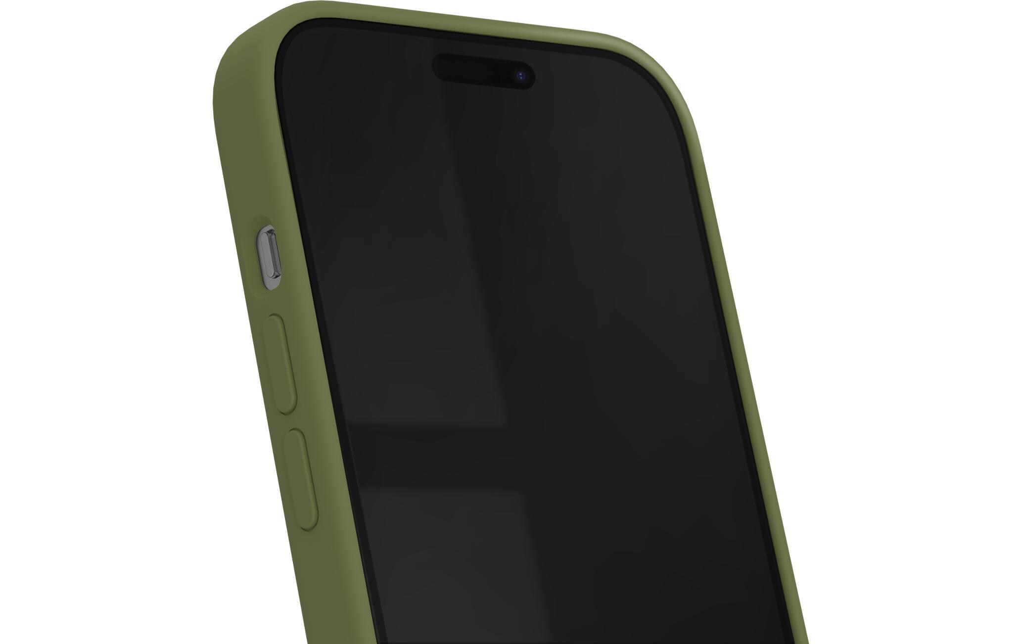 Silicone iPhone 15 KhakiSilikon-Backcover für das Apple iPhone 15