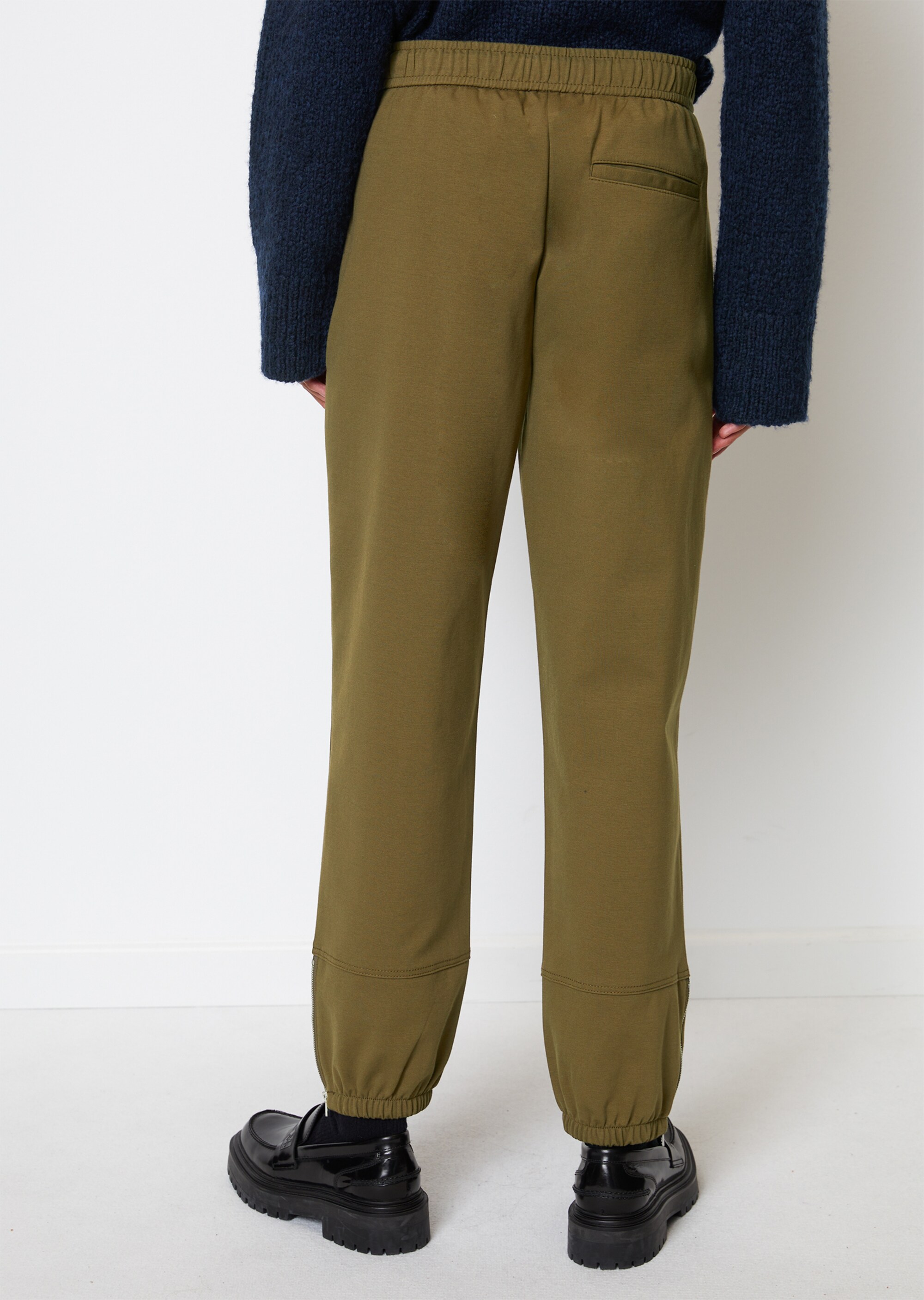 Joggpants loose aus Interlock-Jersey