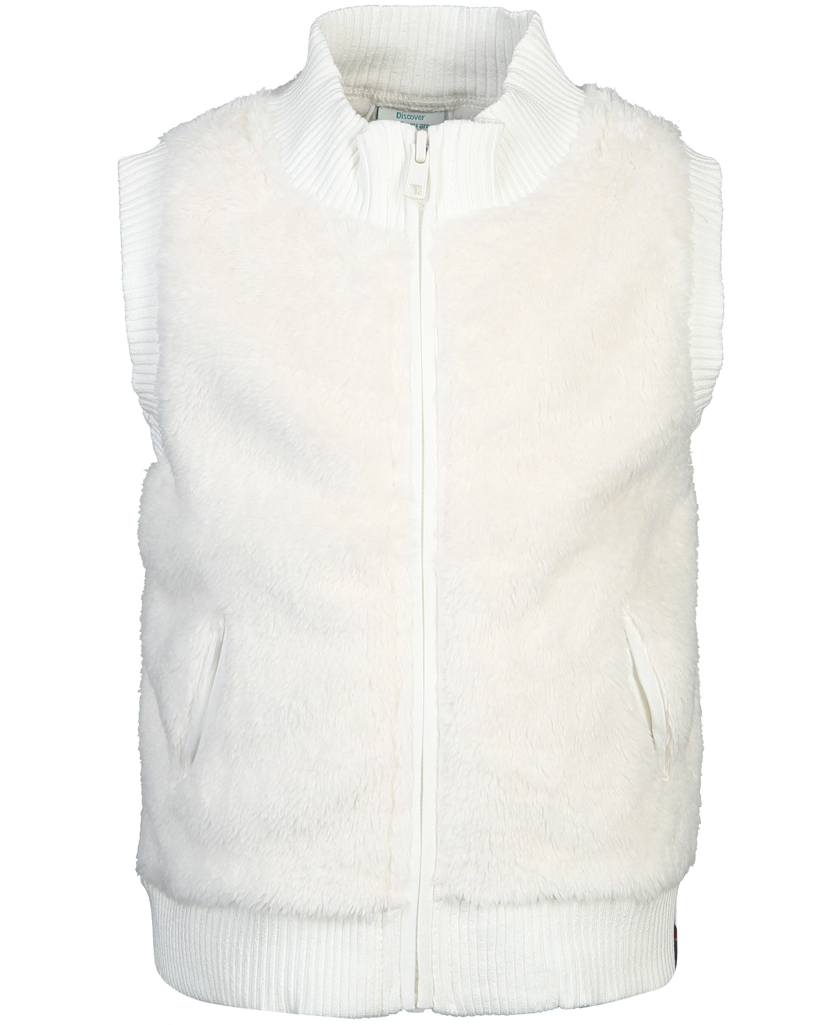 Fellweste MIMOSO in off white