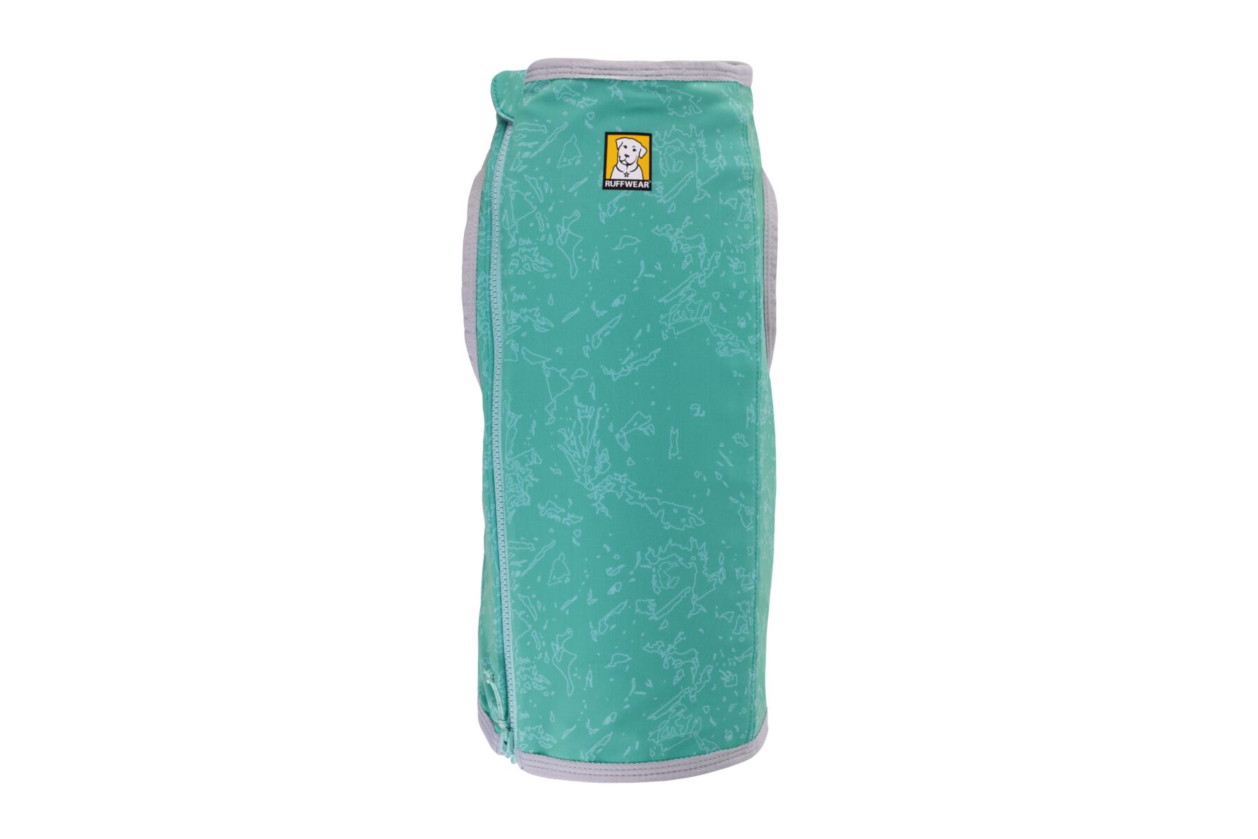 Veste de refroidissement swamp cooler zip™ avec une couverture upf 50+. Couleur: aurora teal (sarcelle), taille: s