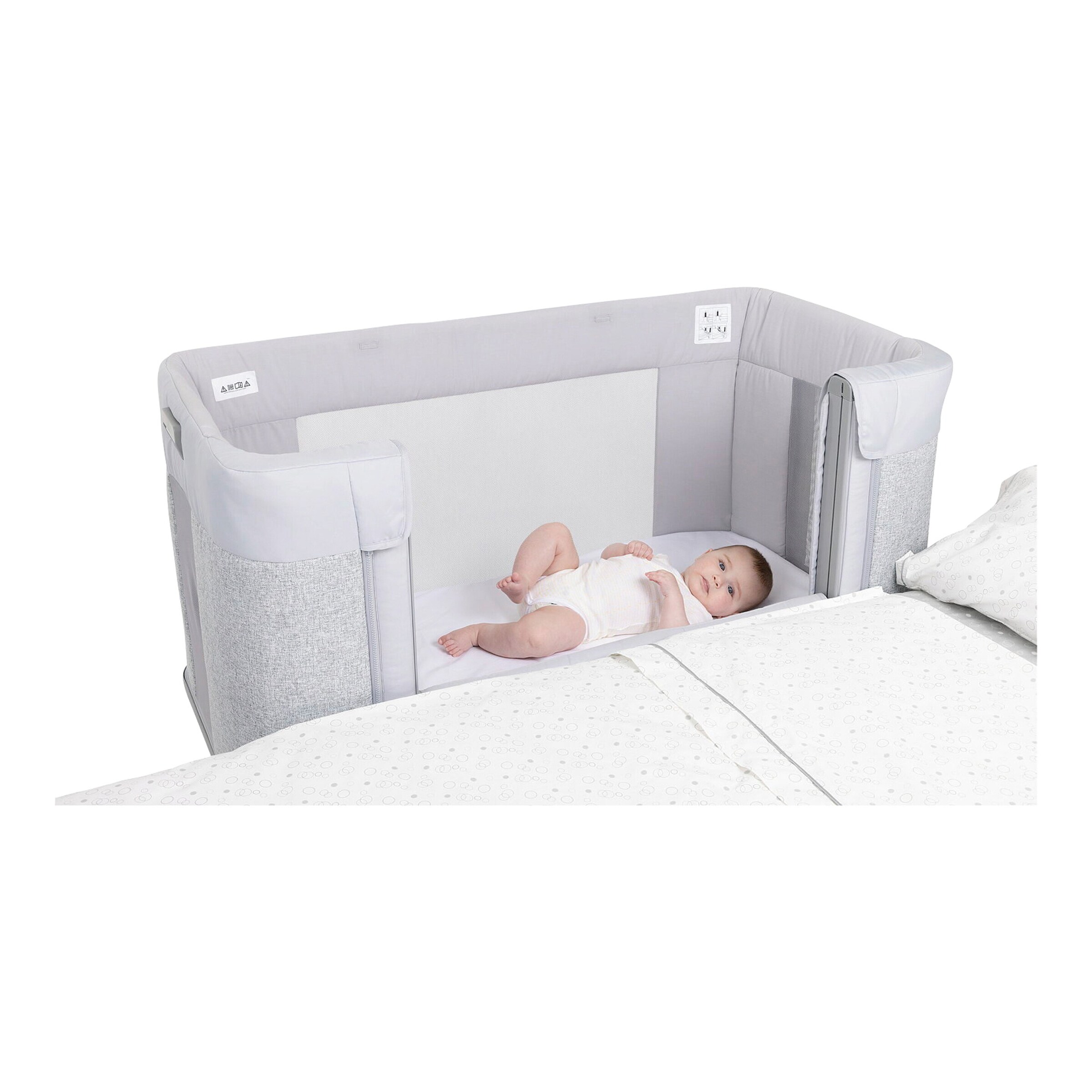 Chicco Beistellbett Next2Me Forever Ash Grey
