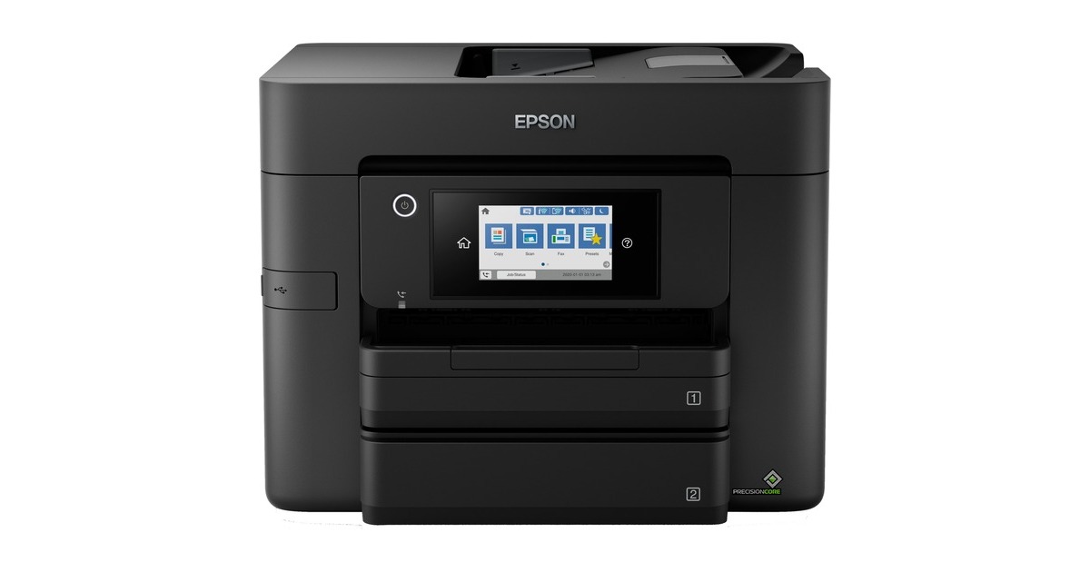 EpsonWorkForce Pro WF-4830DTWF all-in-one inkjetprinter met faxfunctie  (Zwart)