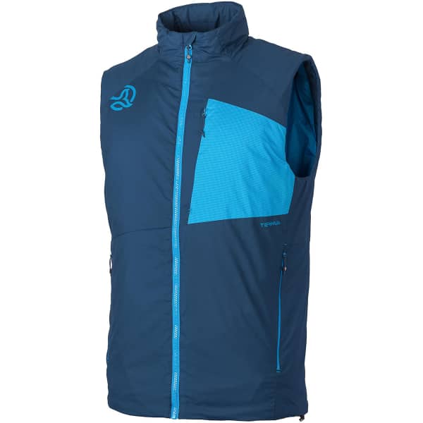 Doudoune randonnée TERNUA KUANTUM VEST M DARK TEAL/NAUTICAL BLUE