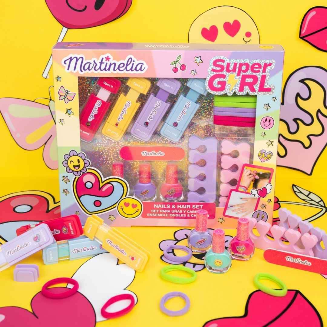 MARTINELIA Super Girl - Conjunto de Unhas e Cabelo - 1un