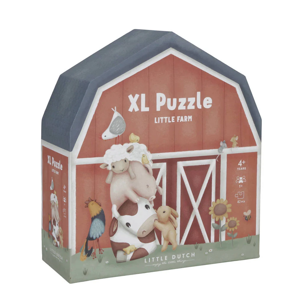 vloerpuzzel little farm vloerpuzzel 42 stukjes