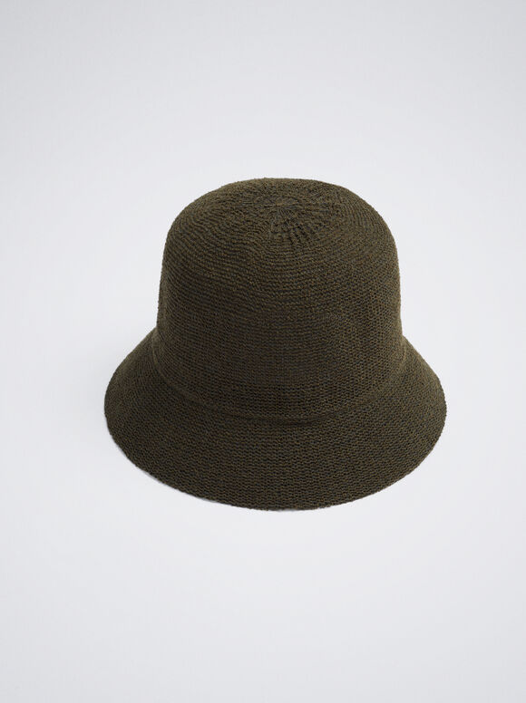 Chapéu Bucket de Tricô - Verde