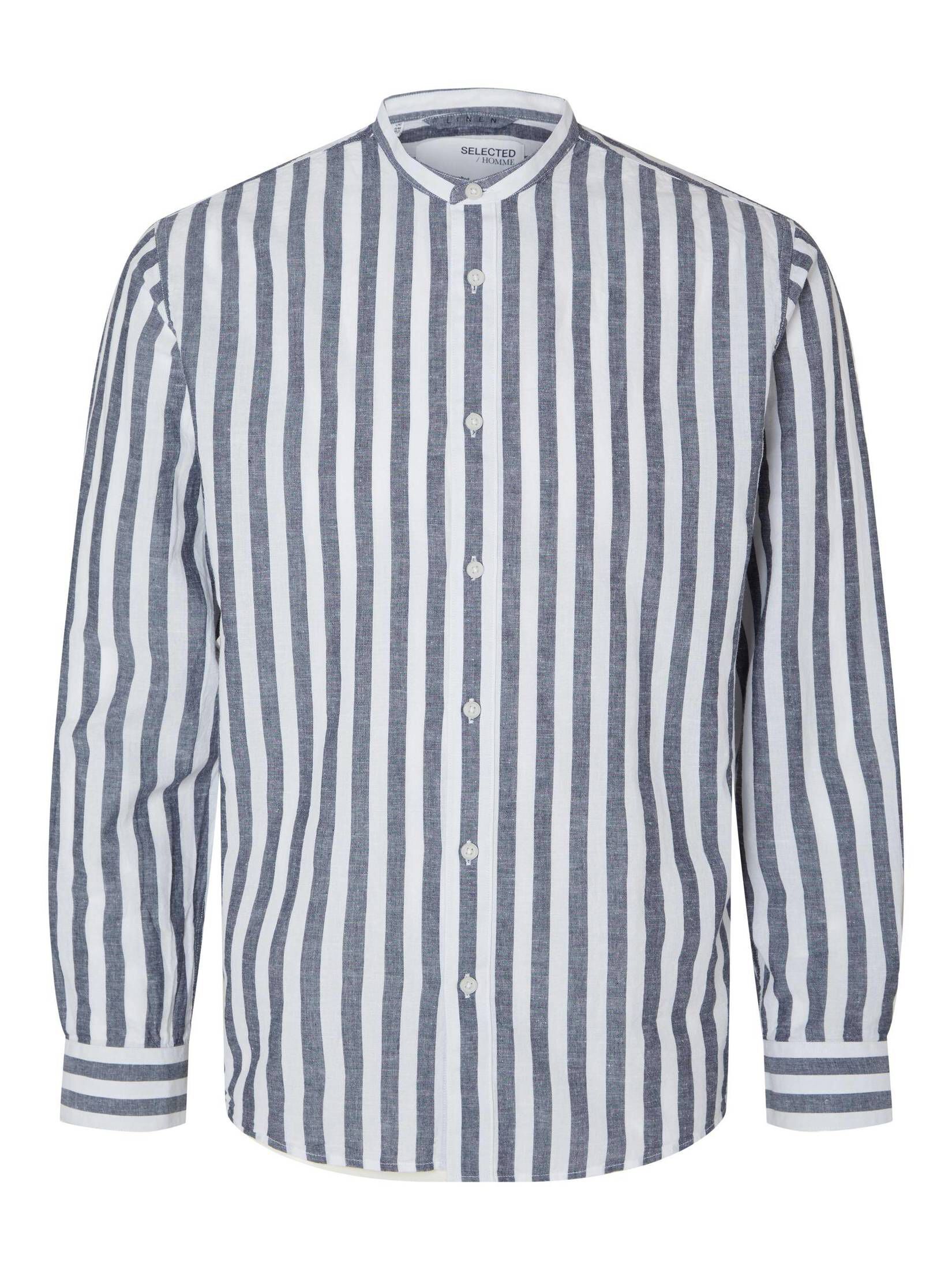 Selected Homme| Herren Hemd SLHREGNEW-LINEN SHIRT Regular Fit