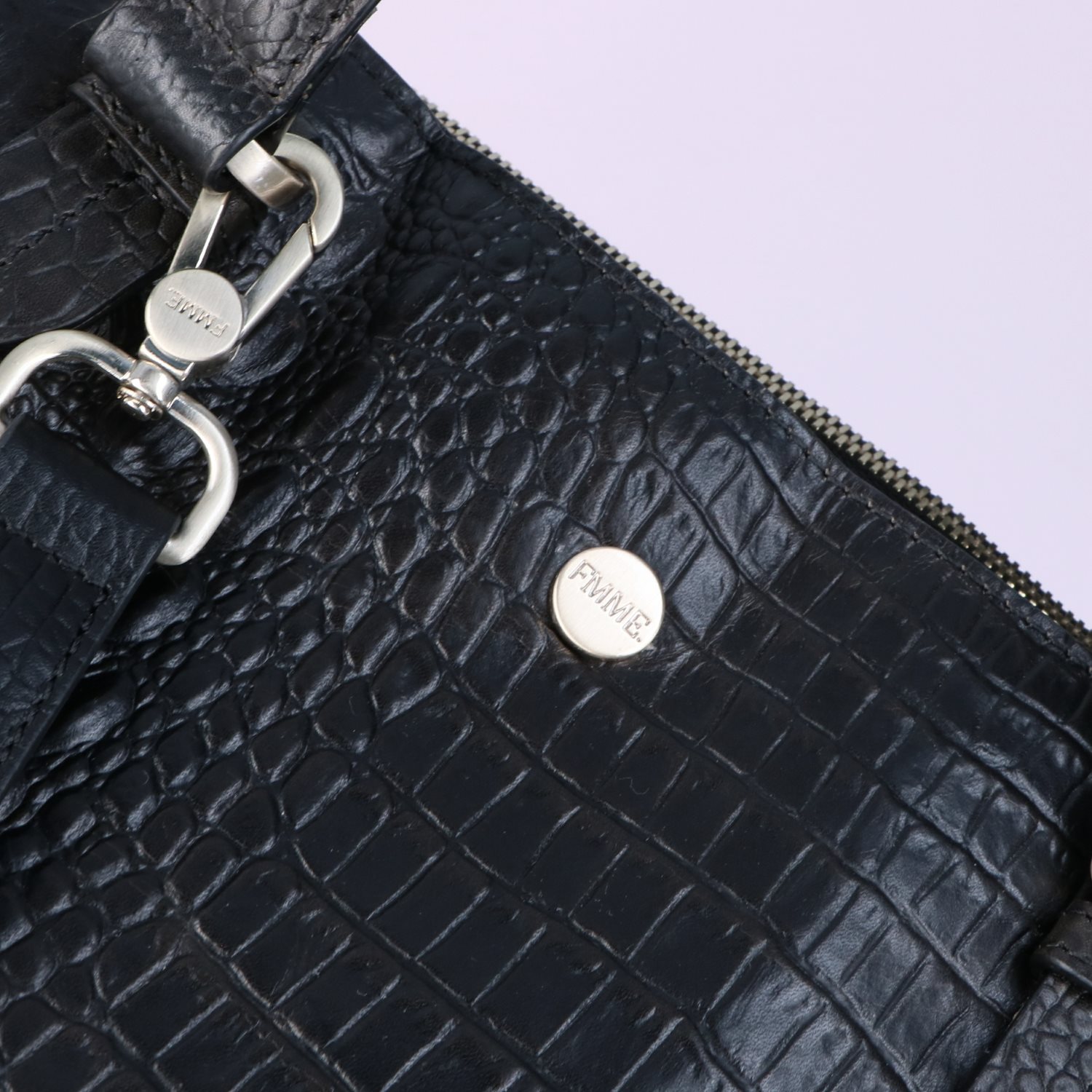 FMME. Caithy 15.6 Workingbag Croco black